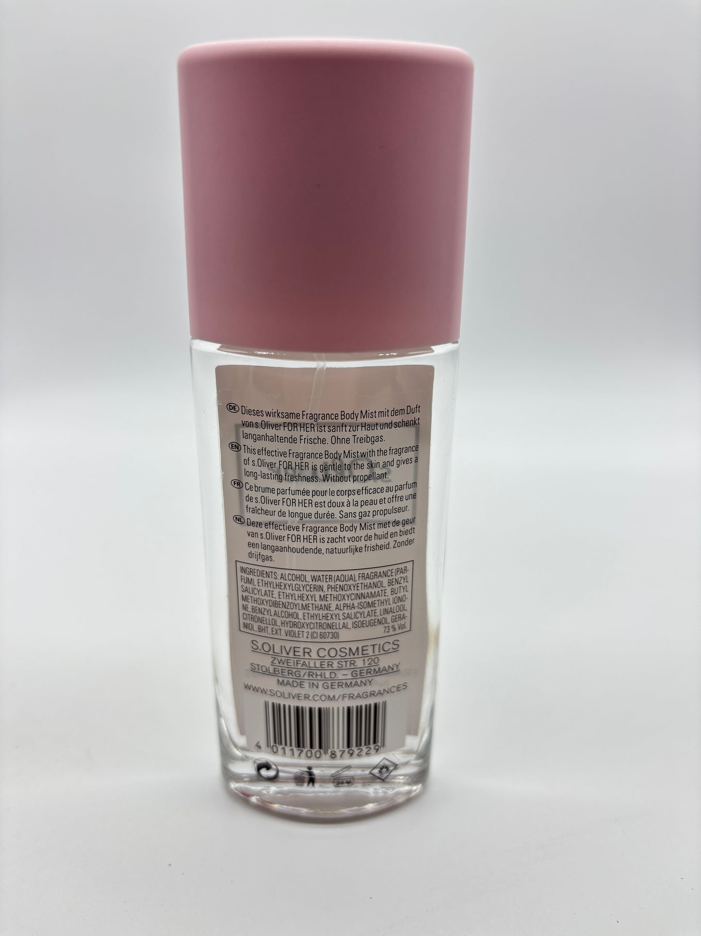 s.Oliver For Her Woman Body Mist Deodorant Natural Spray 75 ml