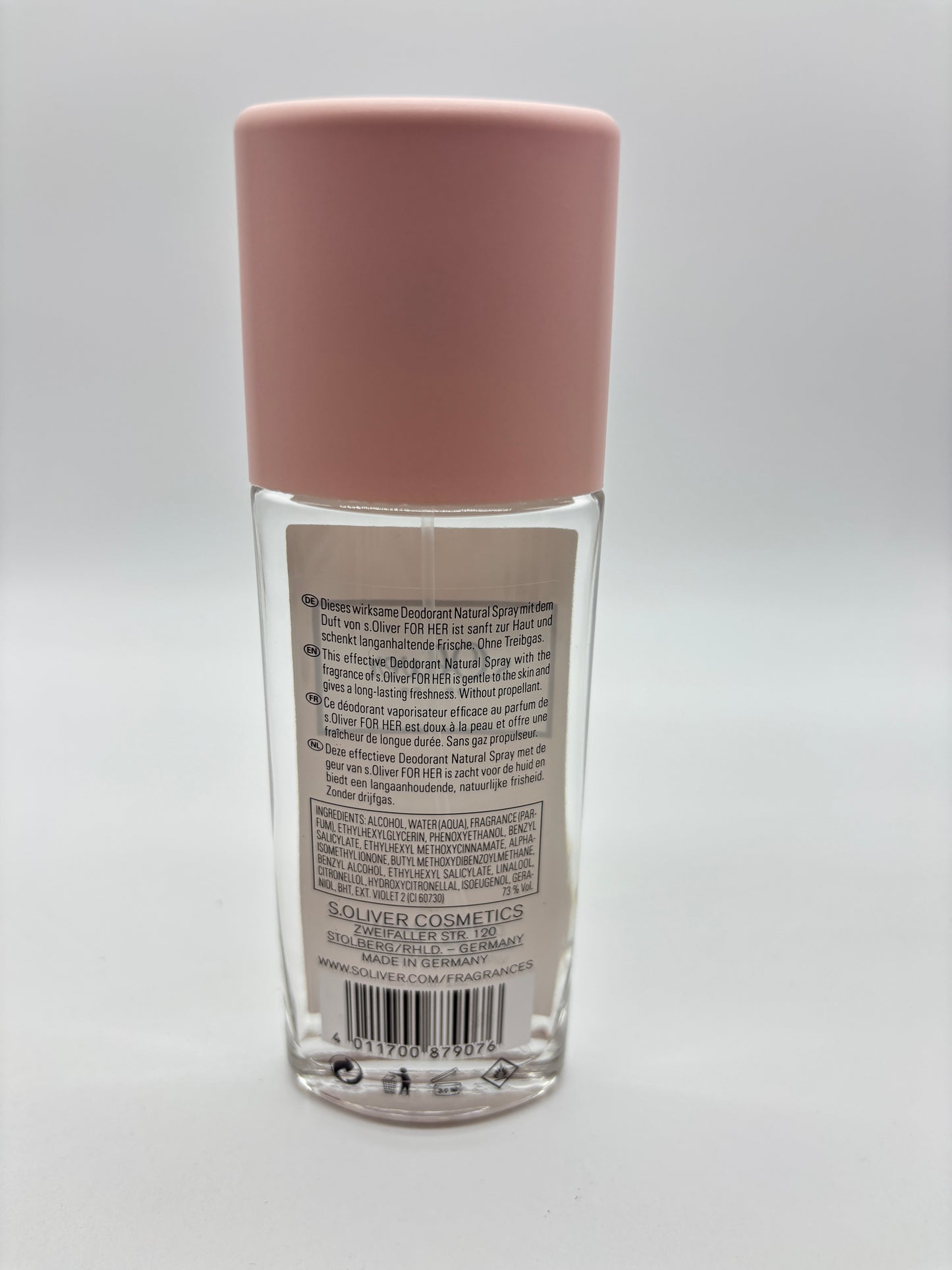 s.Oliver For Her Woman Body Mist Deodorant Natural Spray 3 x 75 ml