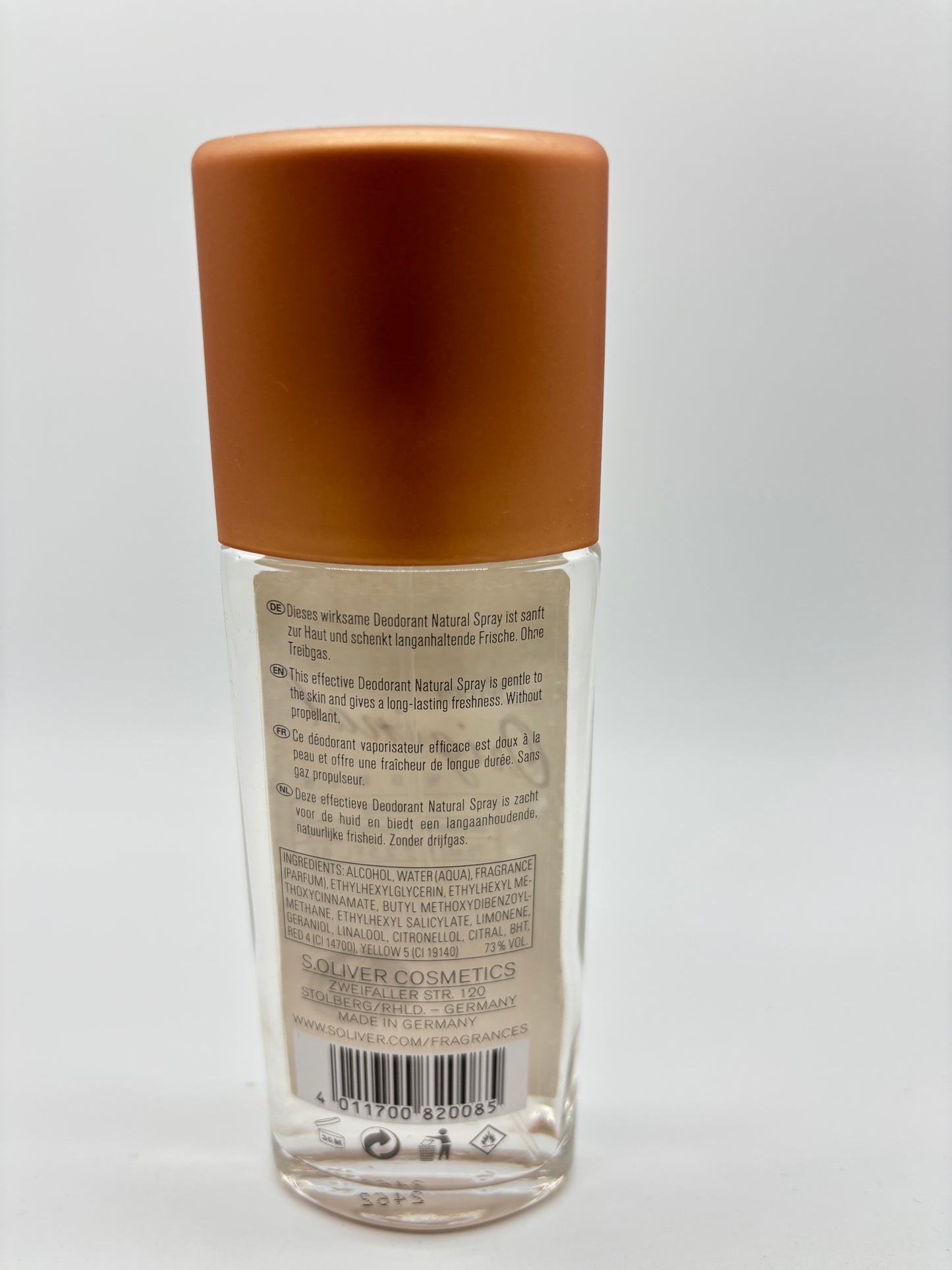 s.Oliver Original Woman Deodorant Natural Spray 3 x75 ml / 225 ml