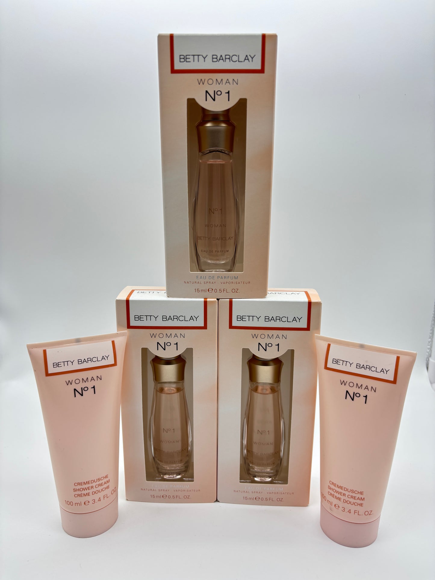 Betty Barclay N° 1 Eau de Parfum 3 x 15 ml + Cremedusche 2 x 100 ml