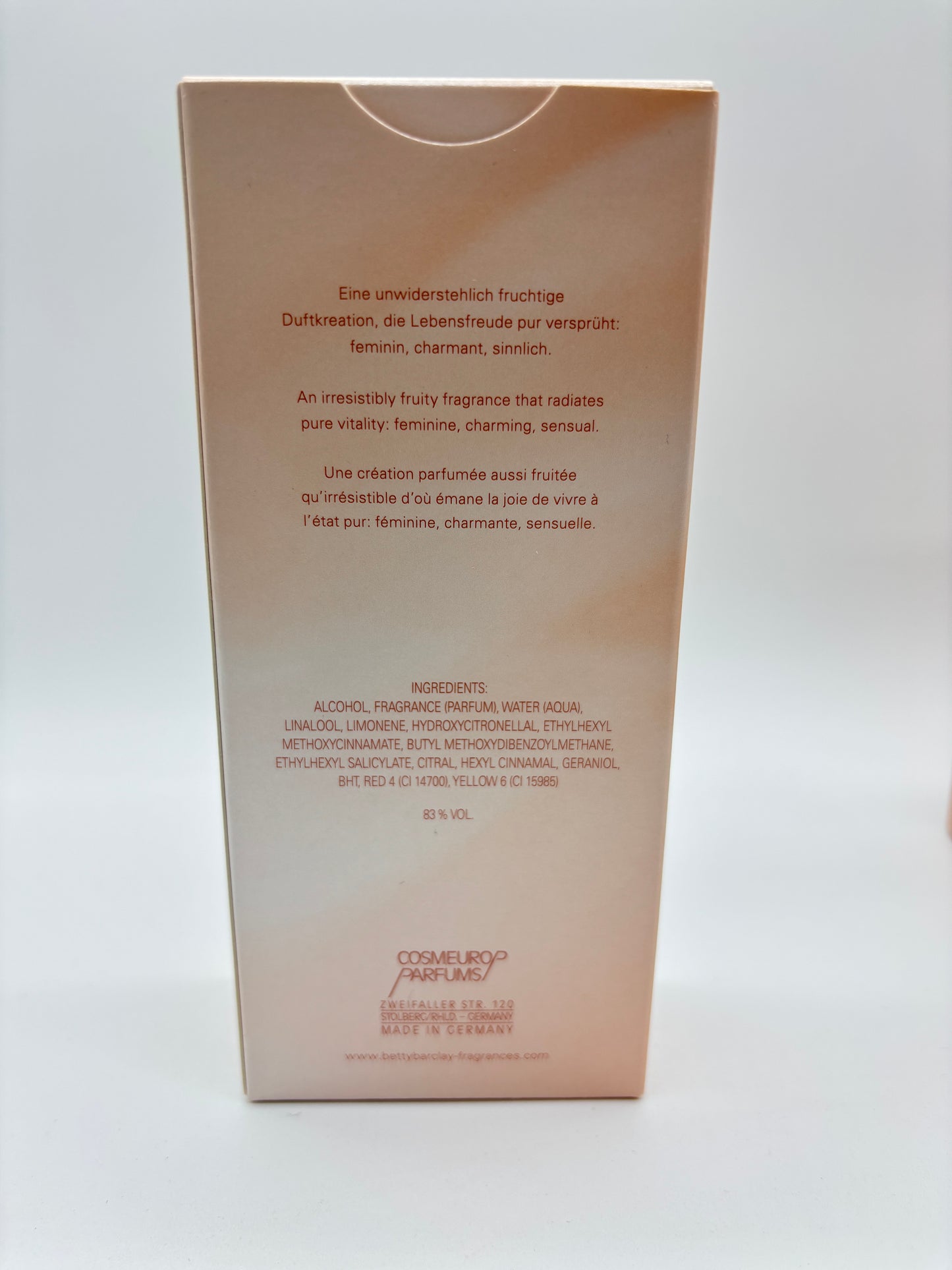 Betty Barclay N° 1 Eau de Parfum 3 x 15 ml + Cremedusche 2 x 100 ml