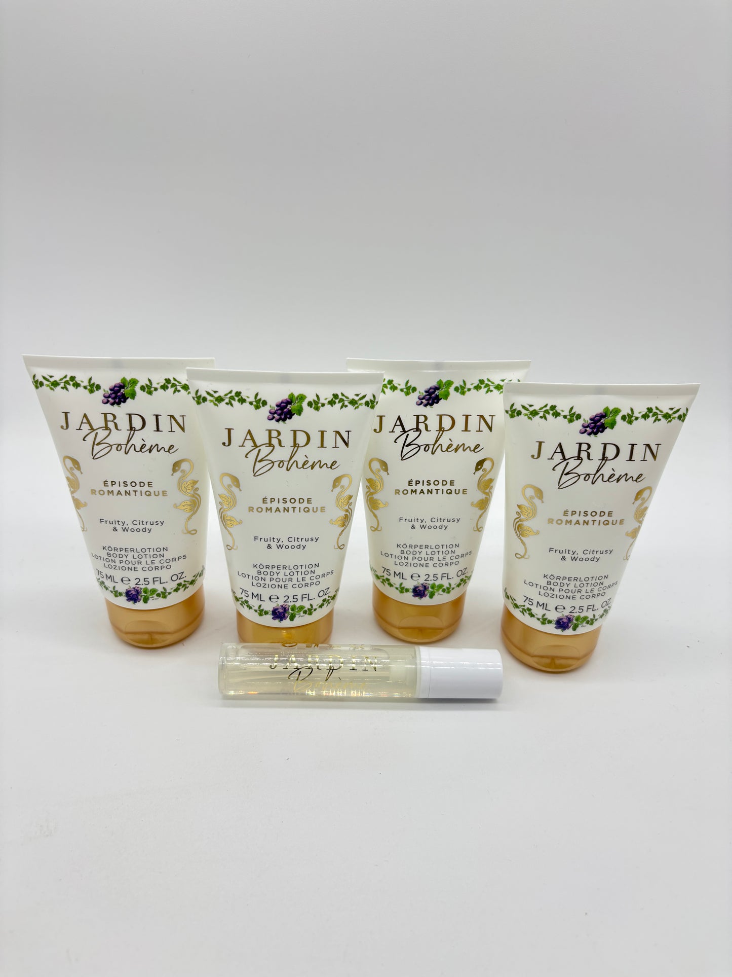 Jardin Bohème Episode Romantique 1x Eau de Parfum 10 ml + 4x Körperlotion 75 ml