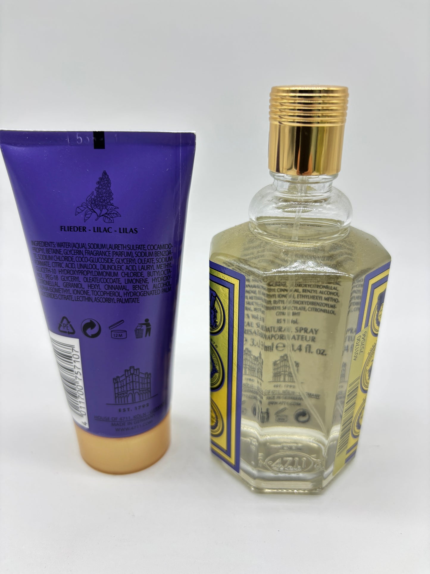 4711 Echt Kölnisch Wasser LILAC Eau de Cologne 100 ml + 50 ml Duschgel