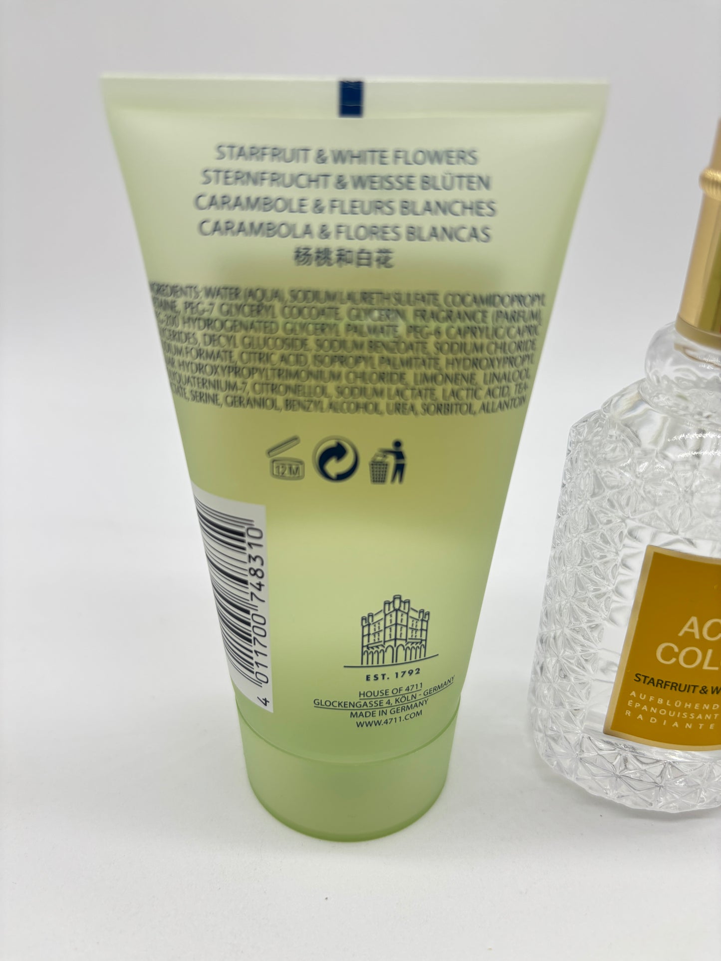 4711 ACQUA COLONIA Starfruit & White Flowers Eau de Cologne 50 ml + 75 ml Duschgel