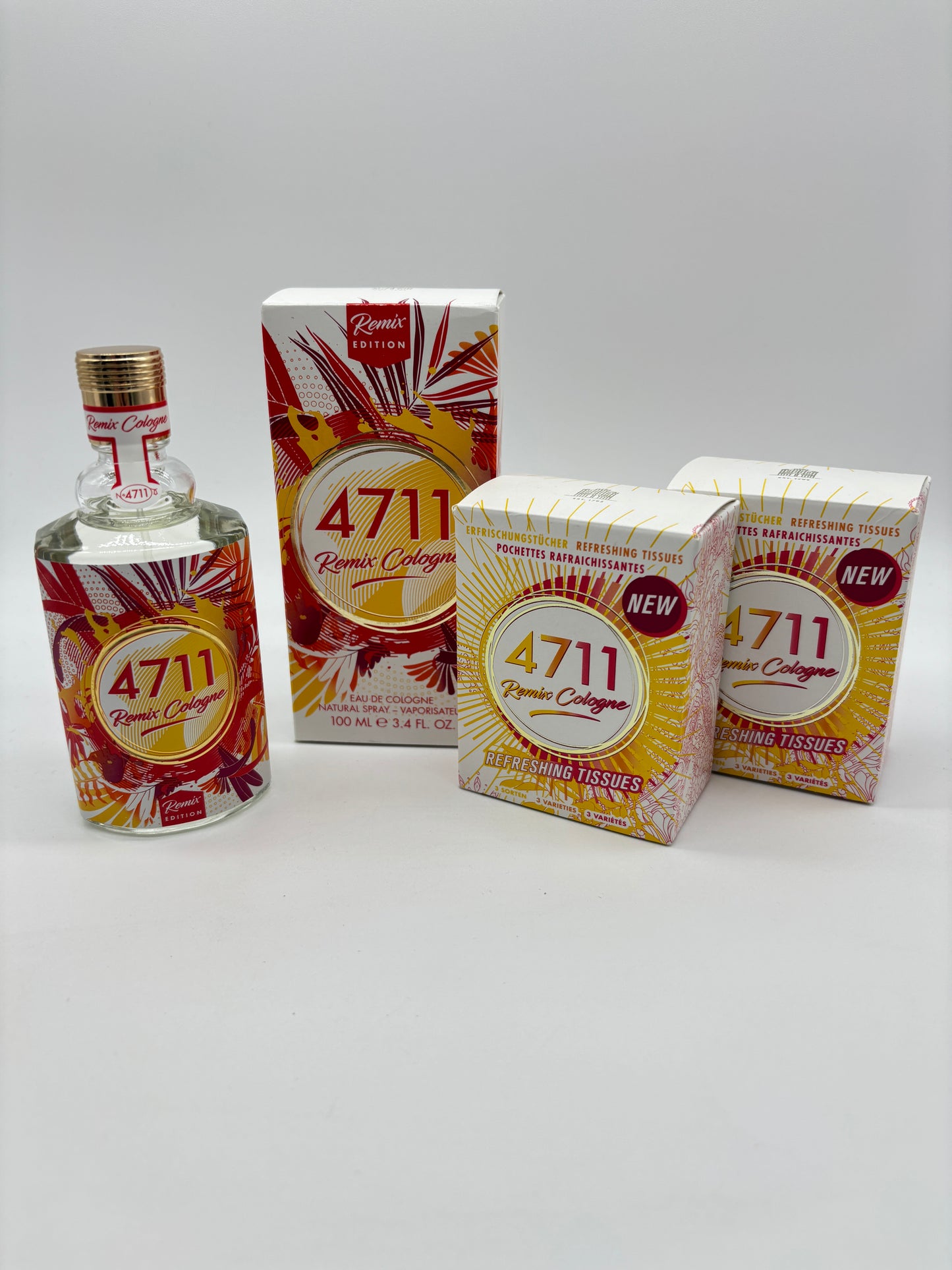 4711 Remix Cologne Grapefruit - Exotic Paradise Eau de Cologne 100 ml + 20 Erfrischungstücher