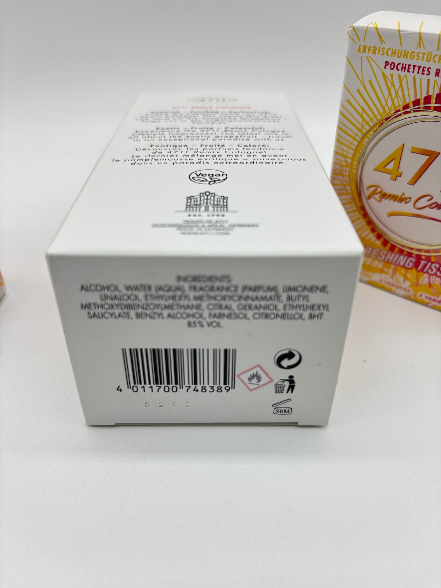 4711 Remix Cologne Grapefruit - Exotic Paradise Eau de Cologne 100 ml + 20 Erfrischungstücher