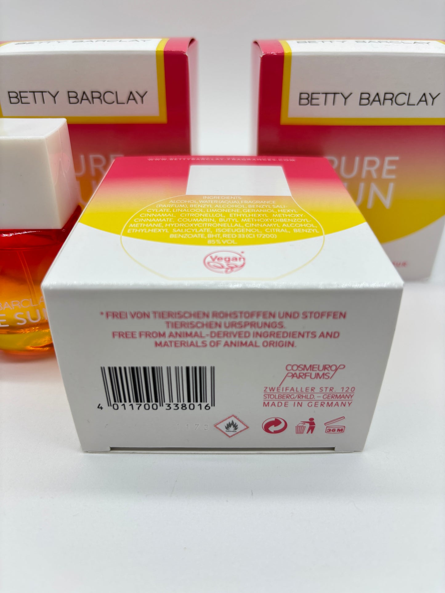 Betty Barclay pure sun Women Eau de Toilette 3 x 20 ml / 60 ml