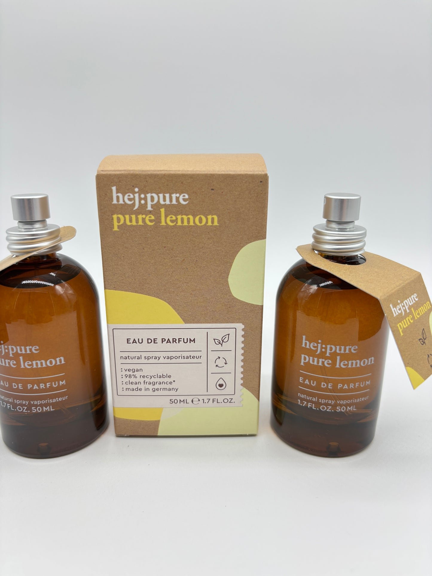 hej:pure pure lemon Eau de Parfum 3 x 50 ml / 150 ml