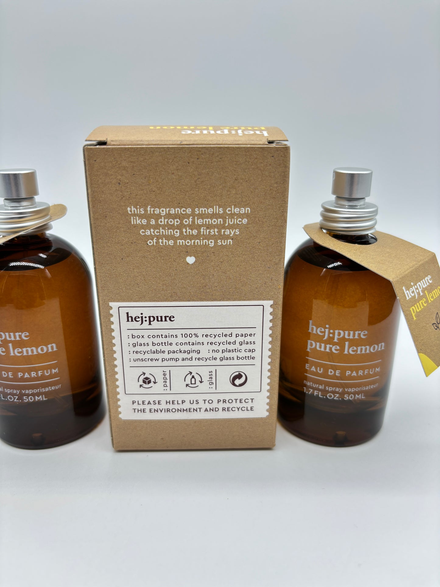 hej:pure pure lemon Eau de Parfum 3 x 50 ml / 150 ml