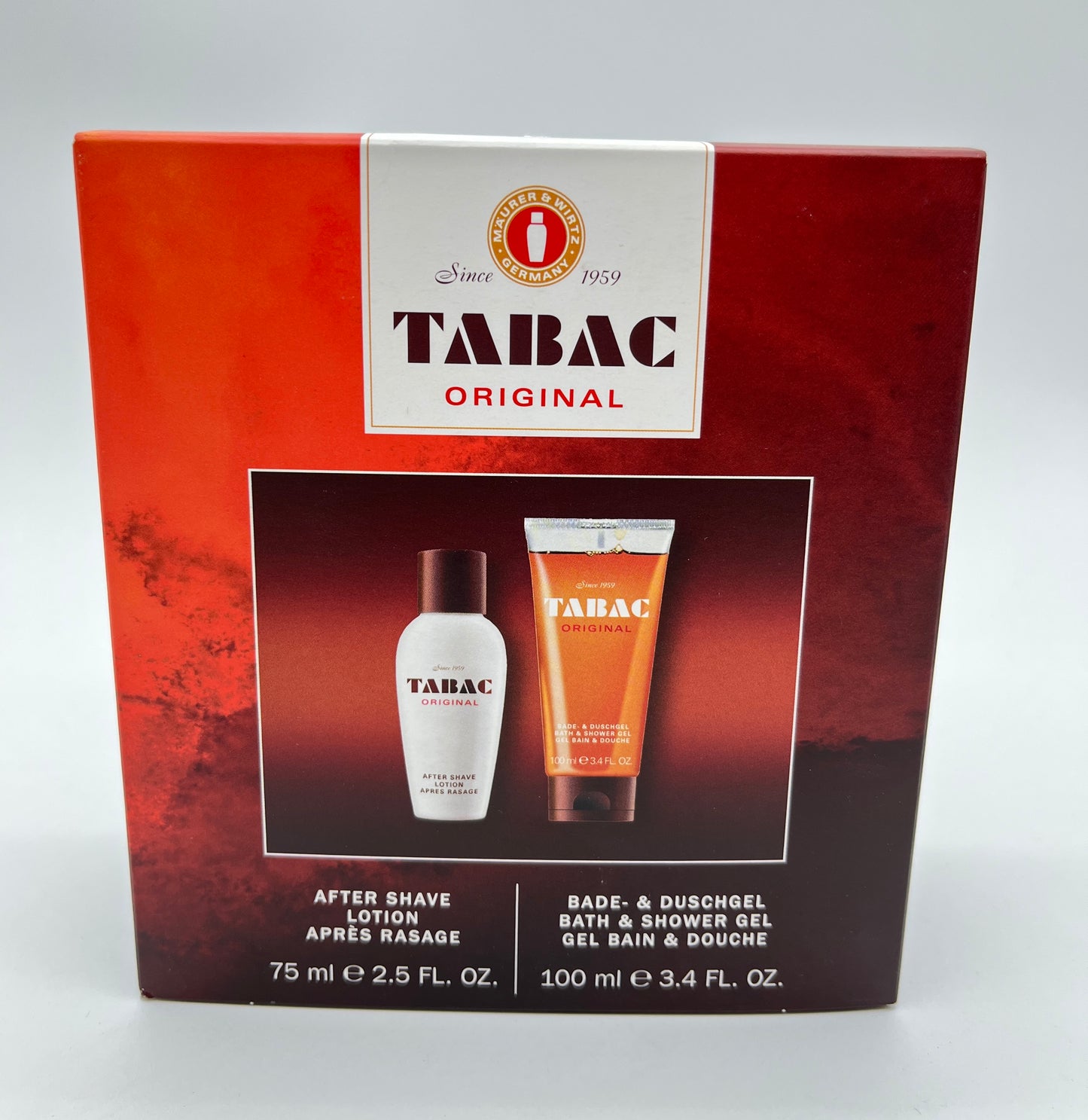 Tabac Original Duo Geschenkset After Shave Lotion 75 ml + Bade- & Duschgel 100 ml