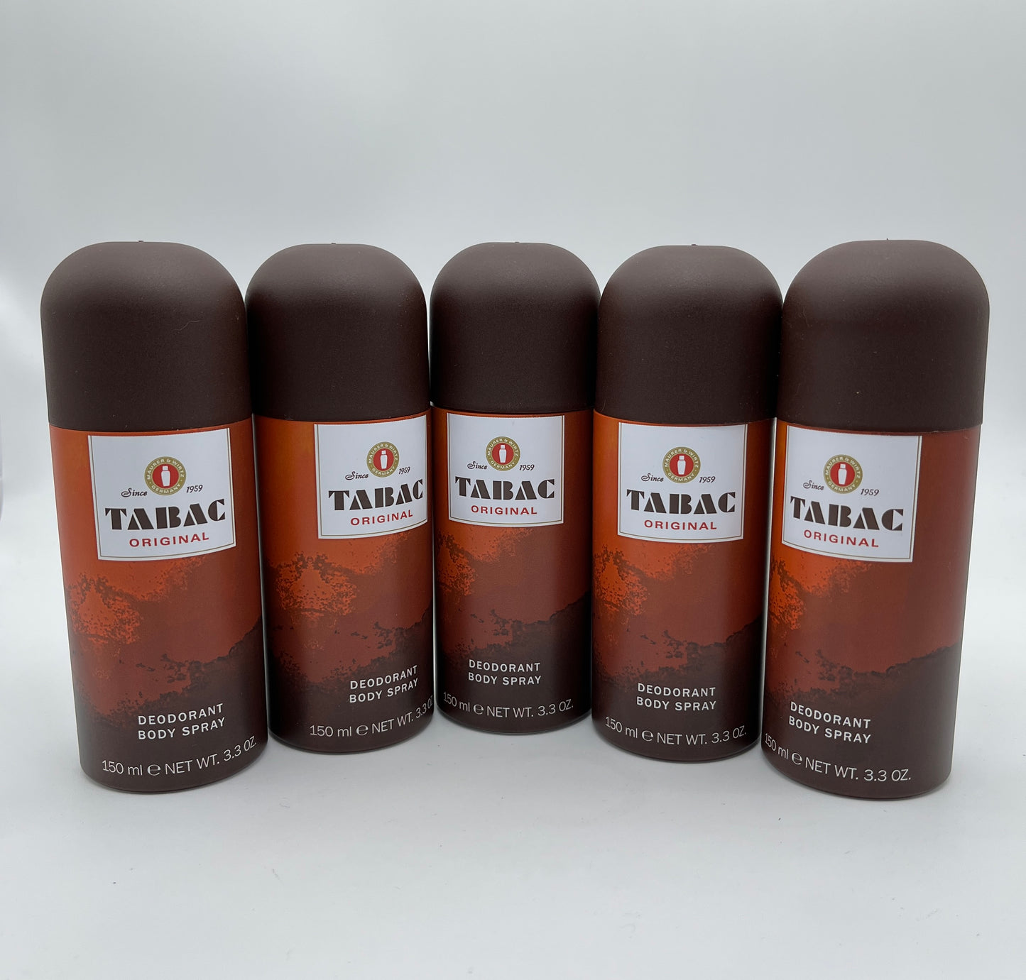 Tabac Original Deodorant Body Spray 5 x 150 ml / gesamt 750 ml