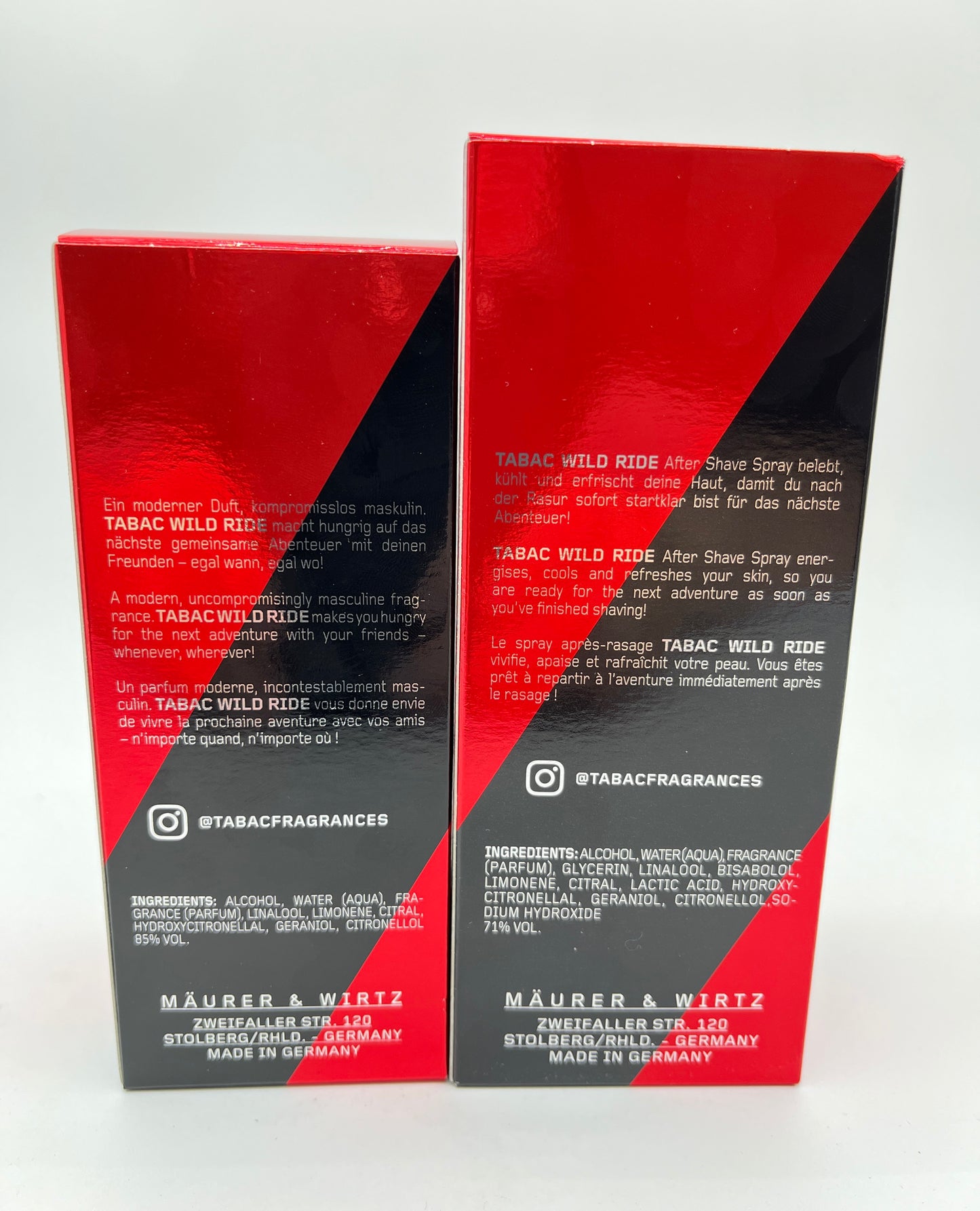 Tabac Wild Ride Duo Duftset Eau de Toilette 75 ml + After Shave Spray 125 ml