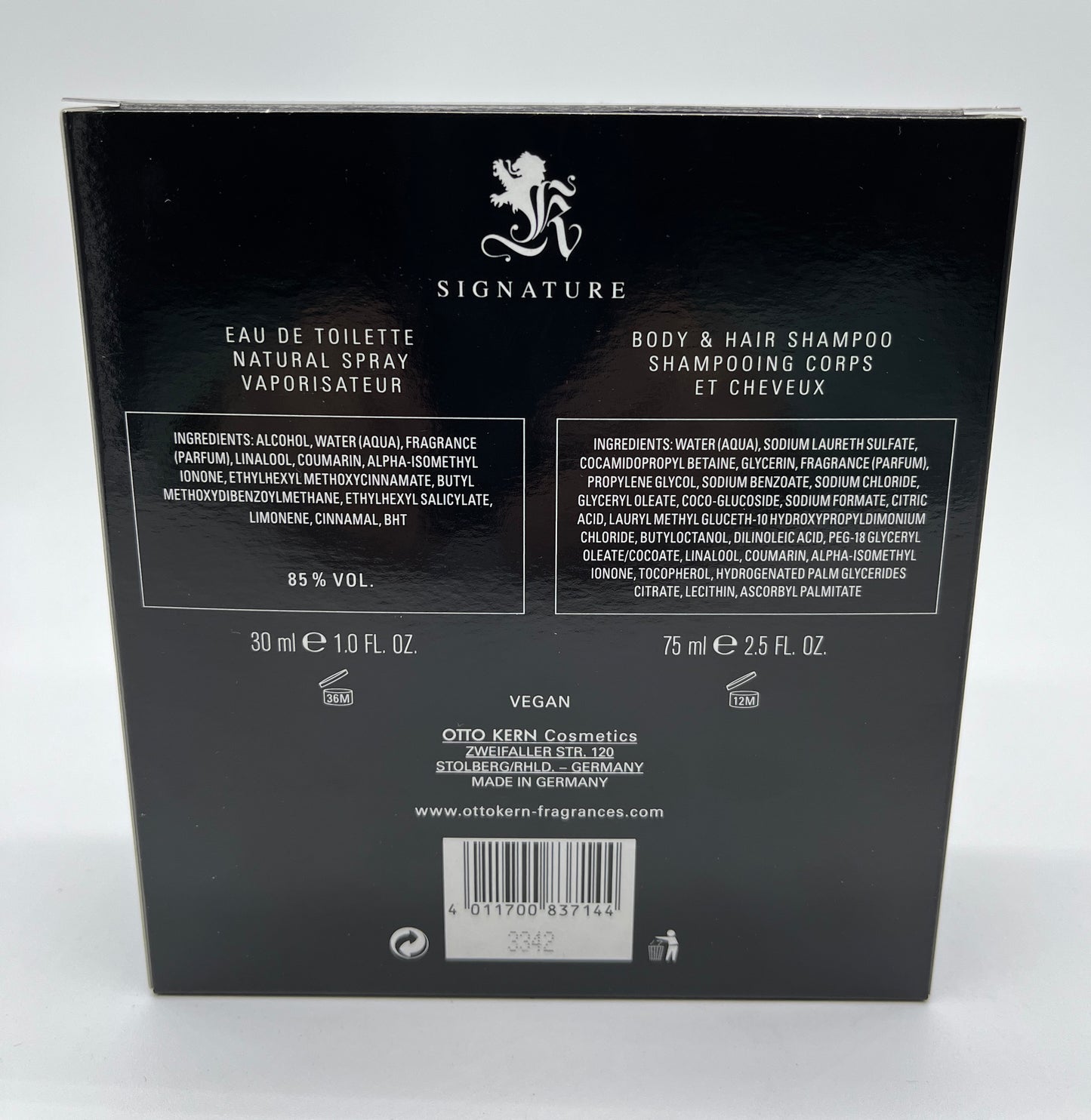 Otto Kern Signature Duo Geschenkset Eau de Toilette 30 ml + Shampoo 75 ml