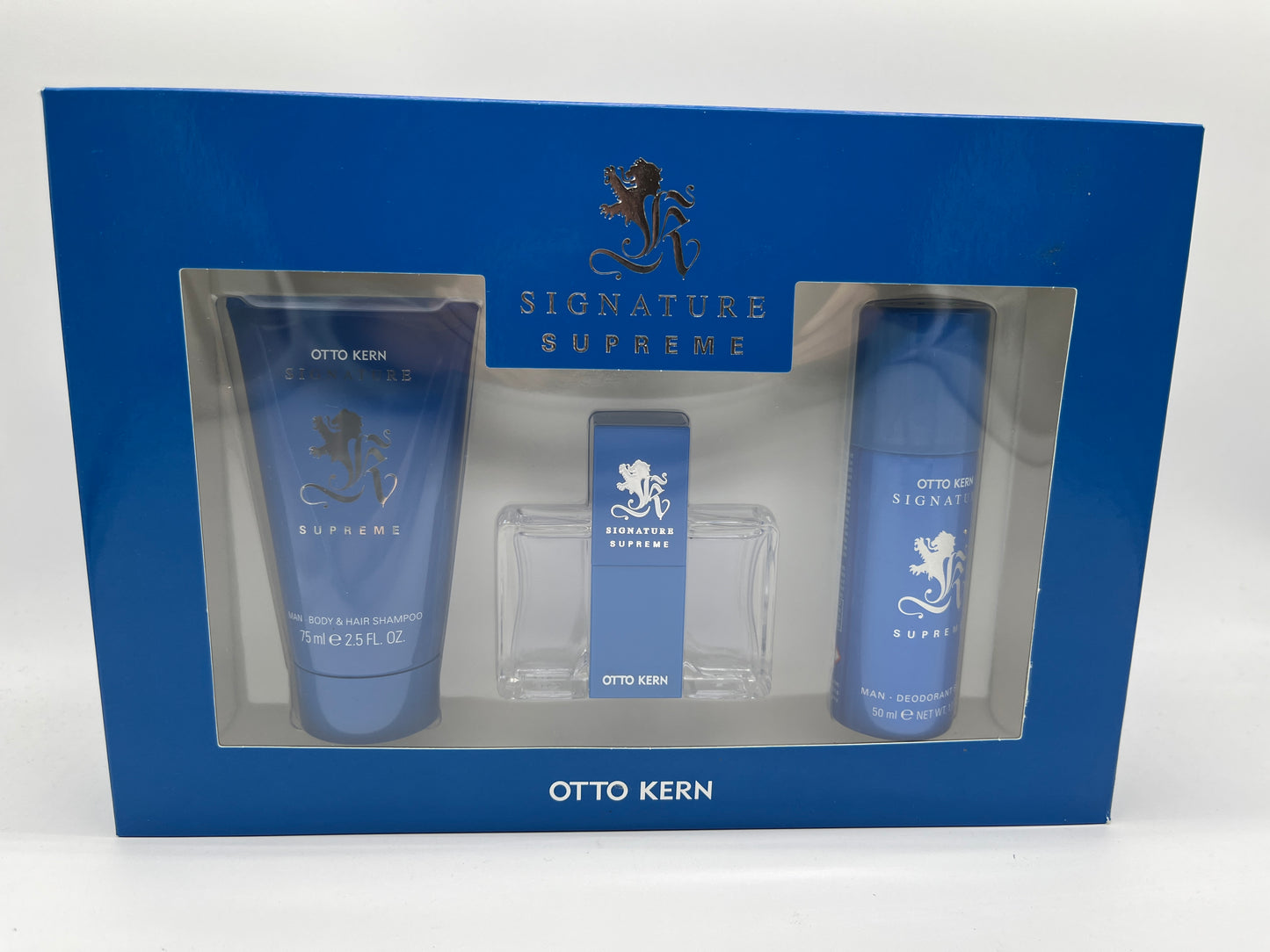 Otto Kern Signature Supreme Trio Geschenkset Eau de Toilette 30 ml + Deodorant 50 ml + Shampoo 75 ml