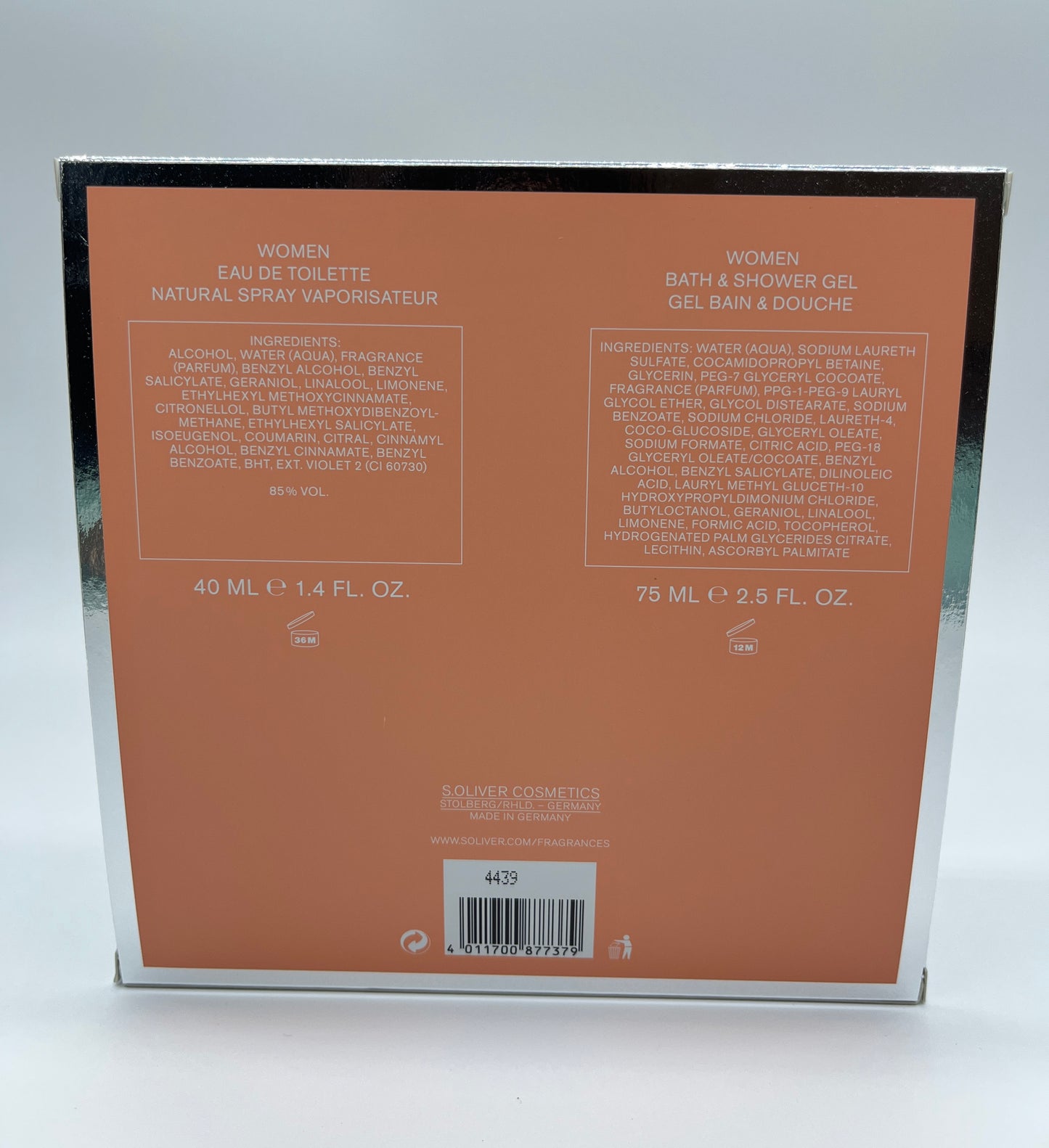 s.Oliver #yourmoment Duo Geschenkset Eau de Toilette 30 ml + Duschgel 75 ml