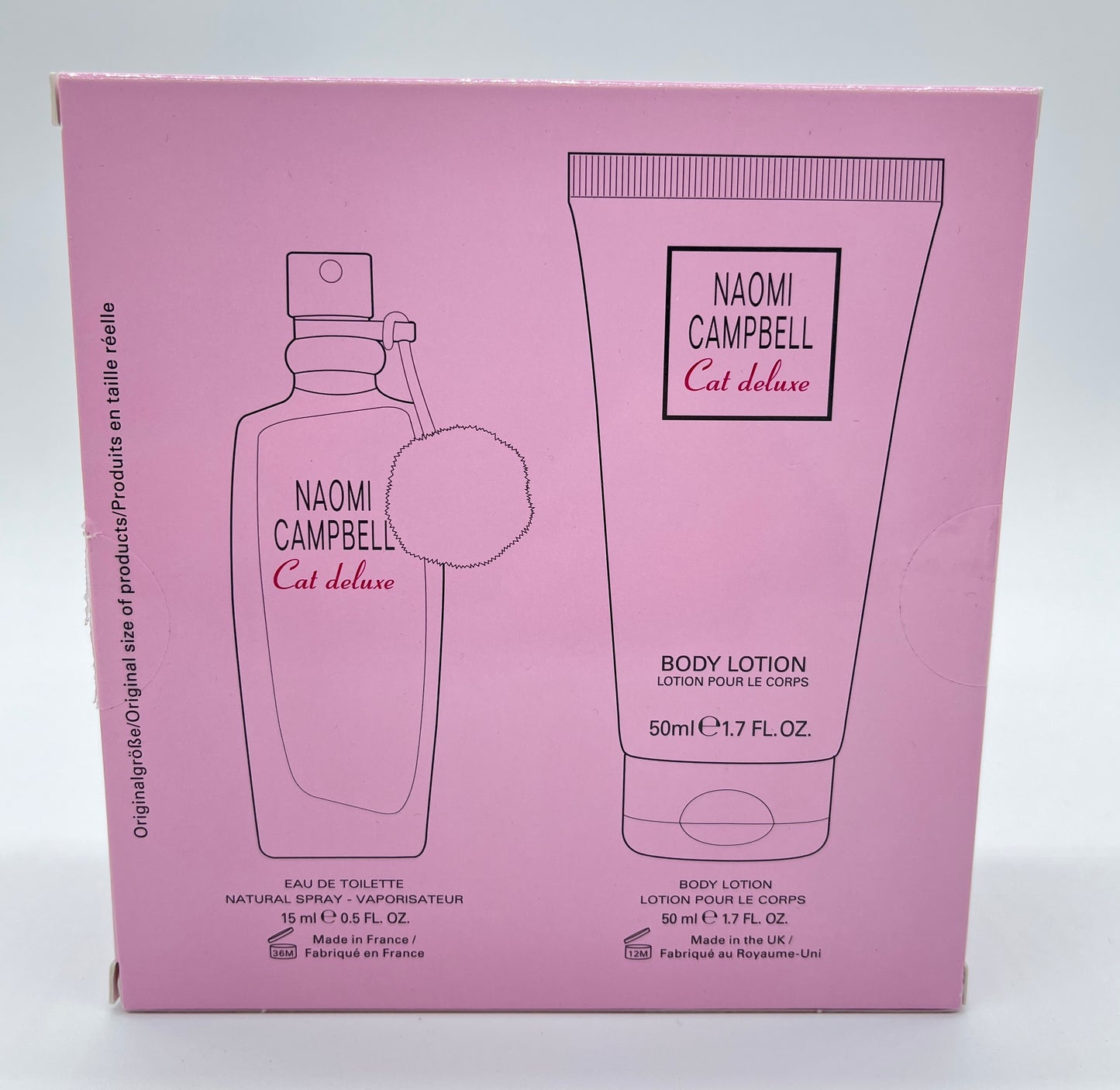 Naomi Campbell Cat Deluxe Duo Geschenkset Eau de Toilette 15 ml + Body Lotion 50 ml