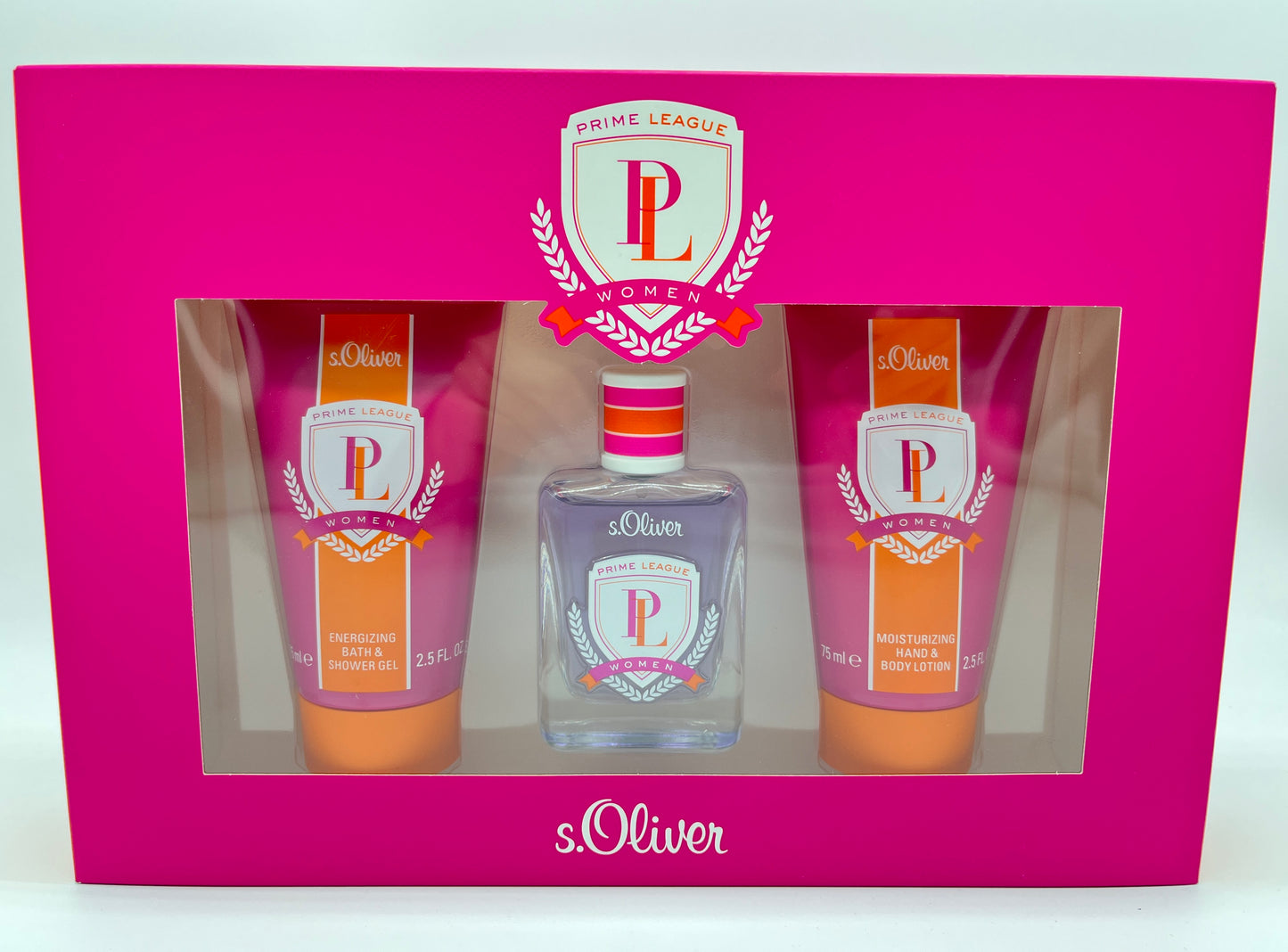 s.Oliver Prime League Trio Geschenkset Eau de Toilette 30 ml + Duschgel 75 ml + Body Lotion 75 ml