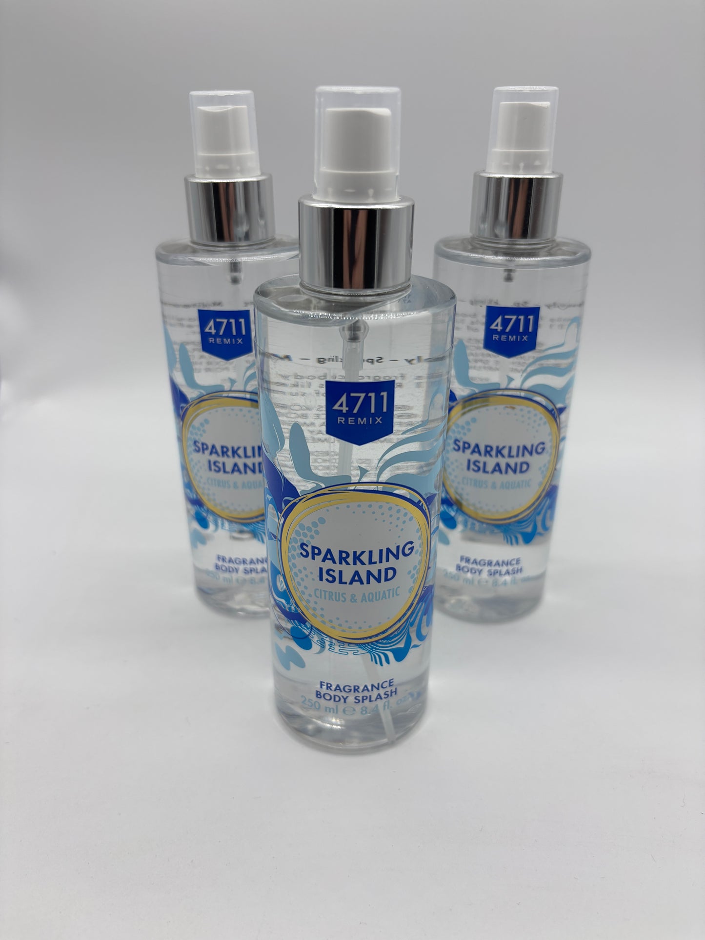 4711 Remix Sparkling Island Citrus & Aquatic Body splash Body Spray 3 x 250 ml / 750 ml