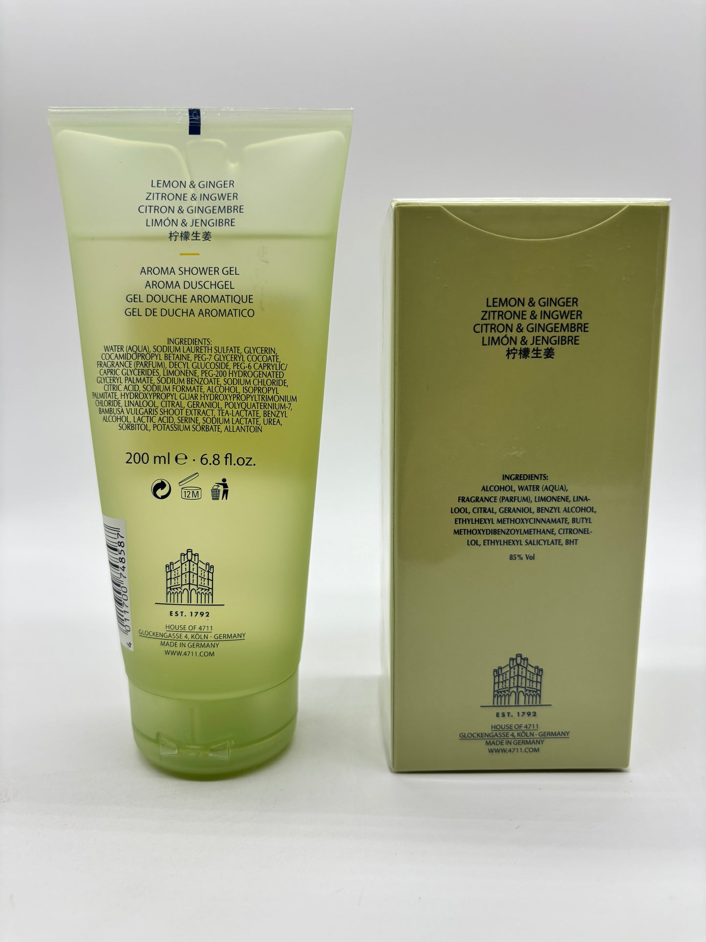 4711 ACQUA COLONIA Lemon & Ginger Eau de Cologne 170 ml + 200 ml Duschgel