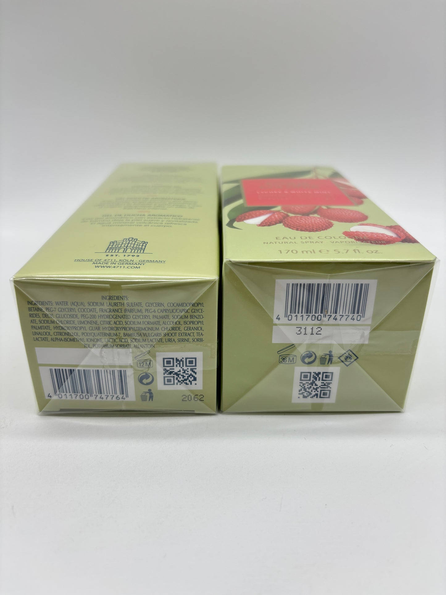 4711 ACQUA COLONIA Lychee & White Mint Eau de Cologne 170 ml + 200 ml Duschgel