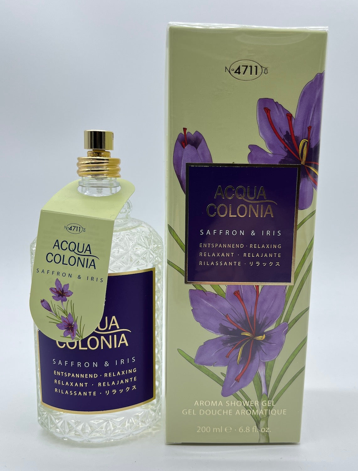 4711 ACQUA COLONIA Saffron & Iris Eau de Cologne 170 ml + Duschgel 200 ml B-Ware