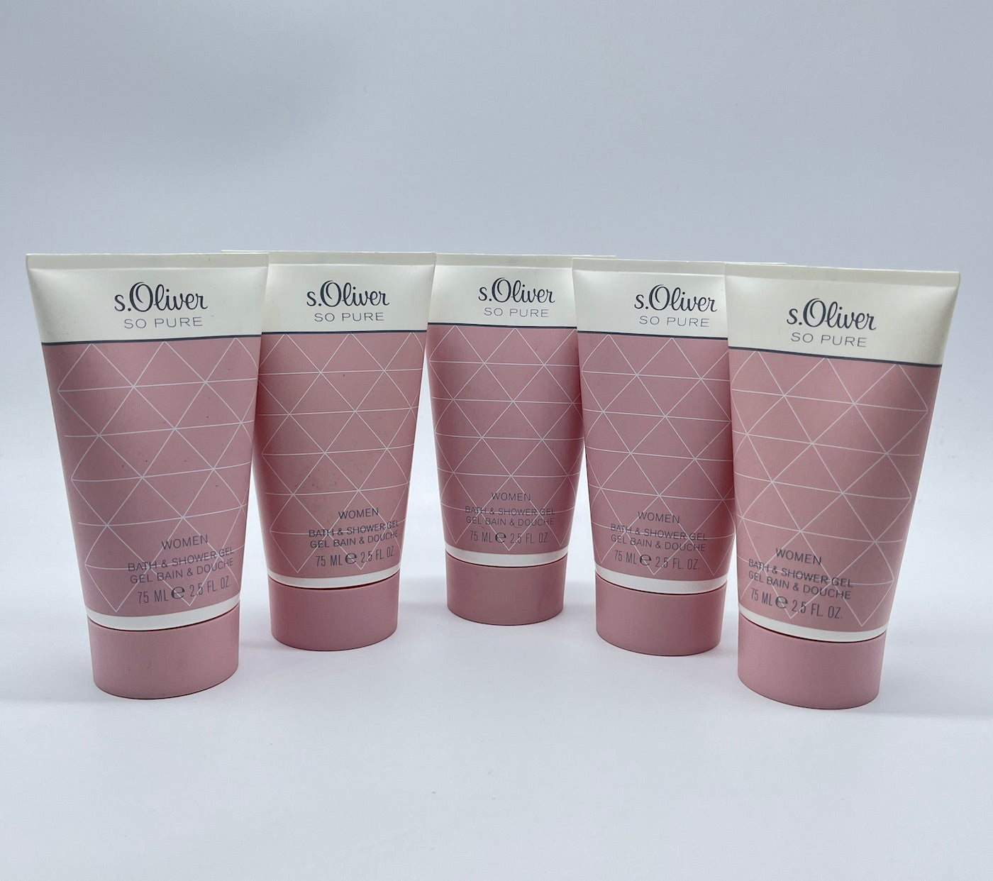 s.Oliver so pure Women Bath & Shower Gel / Duschgel 5 x 75 ml