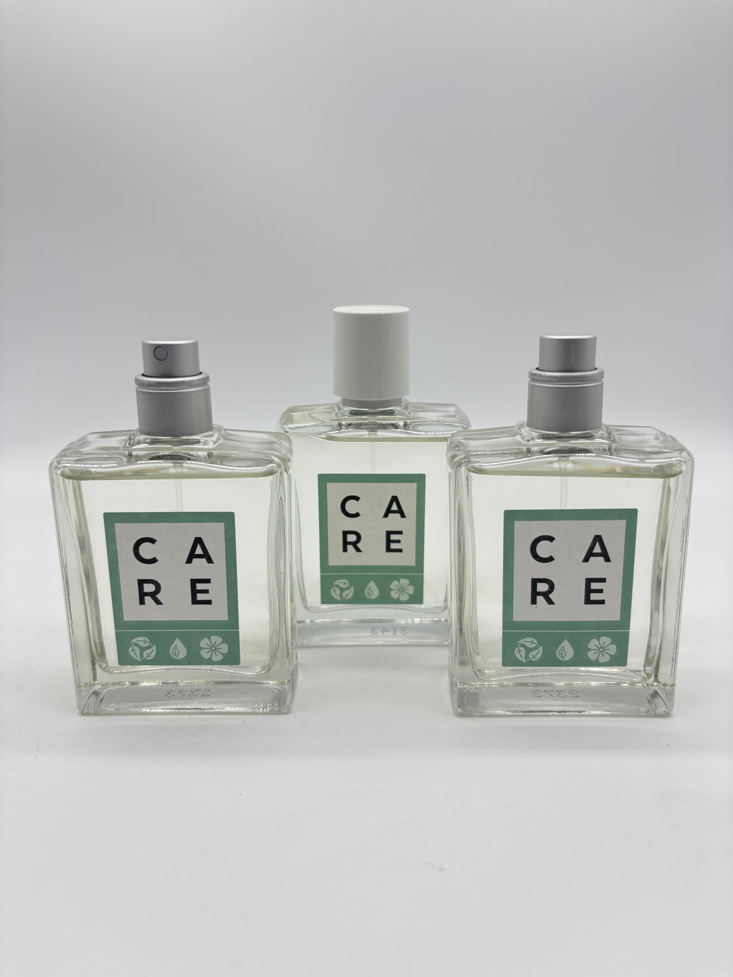 Care Clean Silk Women Man Eau de Parfum 3 x 50 ml / 150 ml B-Ware