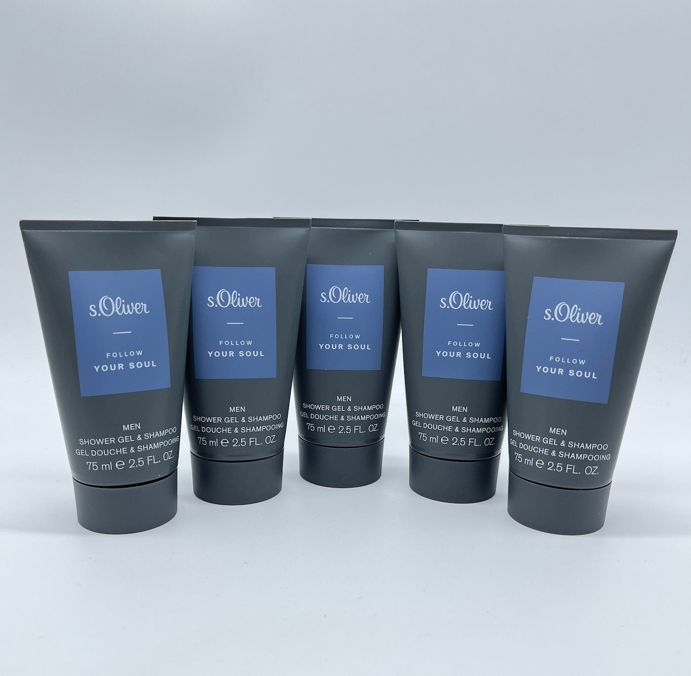 s.Oliver Follow your soul Men Shampoo & Shower Gel 5 x 75 ml