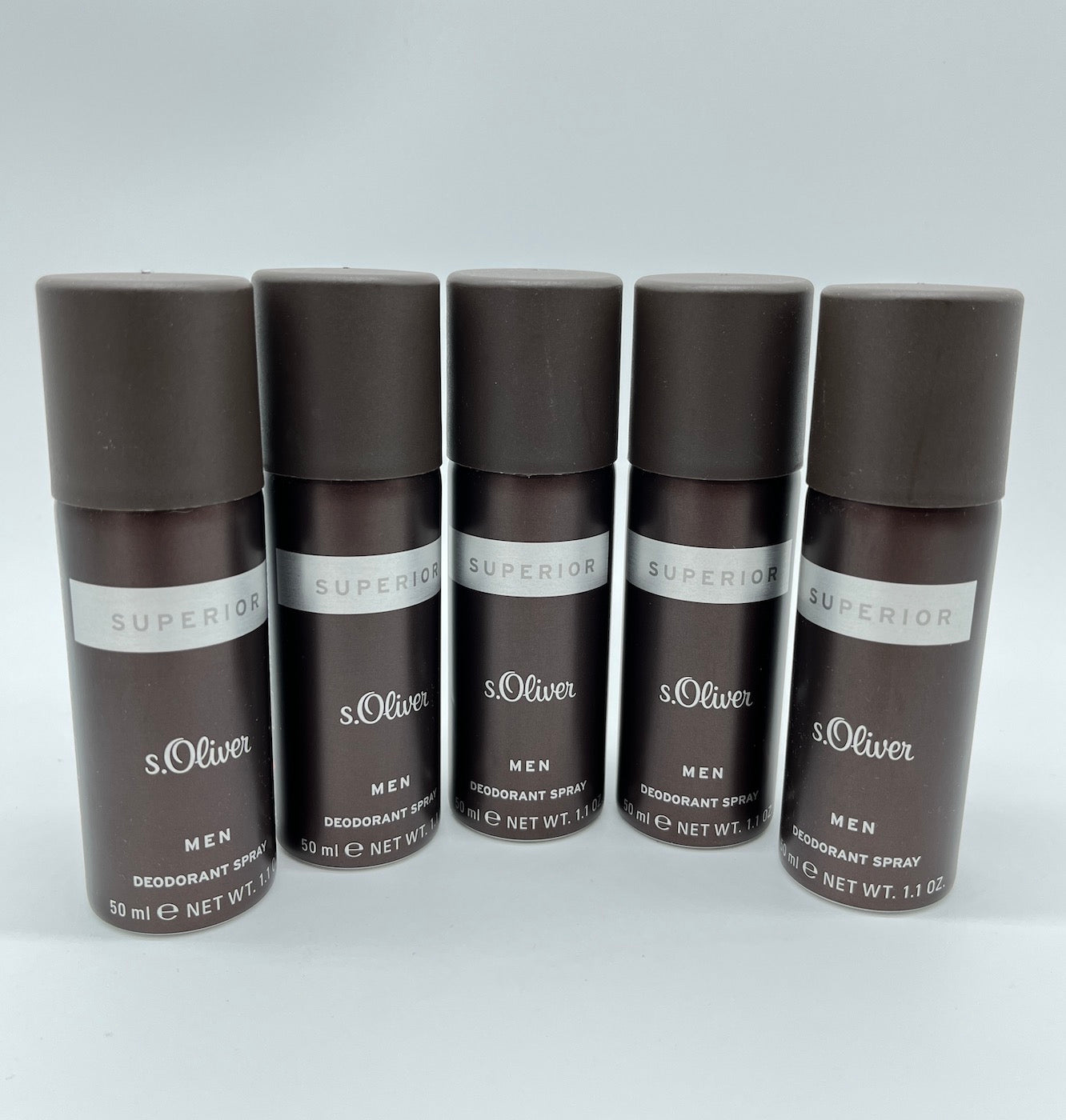 s.Oliver Superior Men Deodorant Spray 5 x 50 ml
