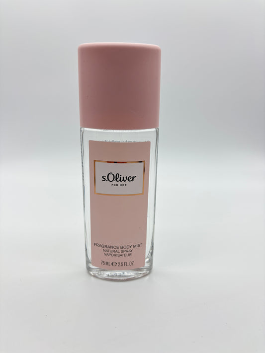 s.Oliver For Her Woman  Body Mist Deodorant Natural Spray 75 ml