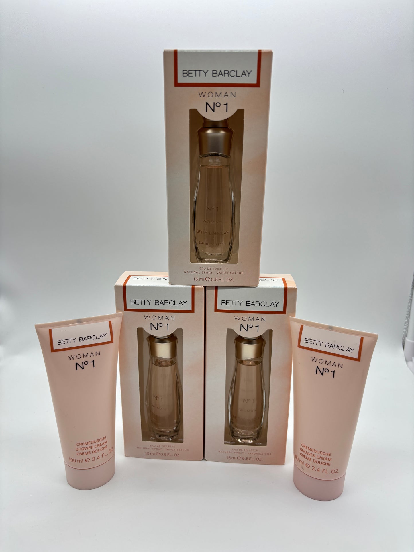 Betty Barclay N° 1 Eau de Toilette  3 x 15 ml + Cremedusche 2 x 100 ml