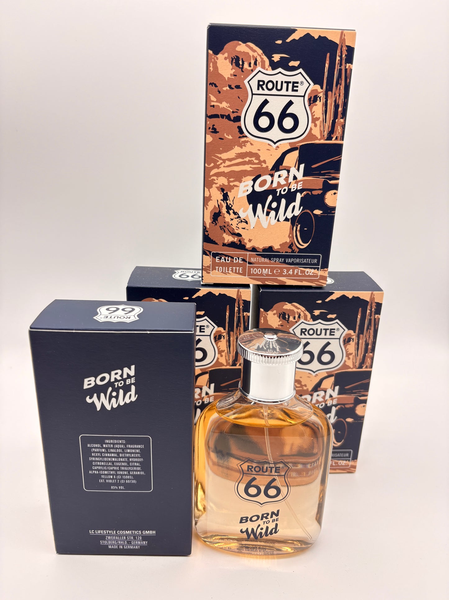 Route 66 Born to be Wild Eau de Toilette 4 x 100ml / 400 ml