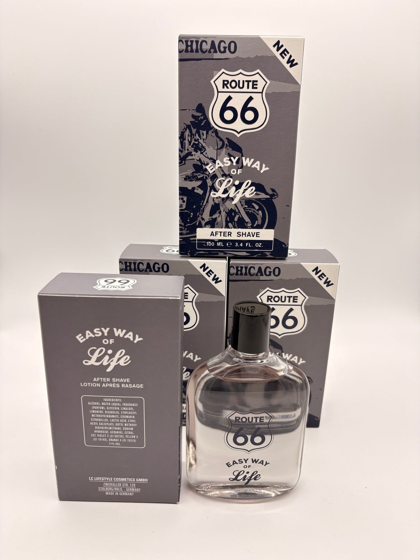 Route 66 Feel the Night  After Shave Lotion 4 x 100ml / 400 ml
