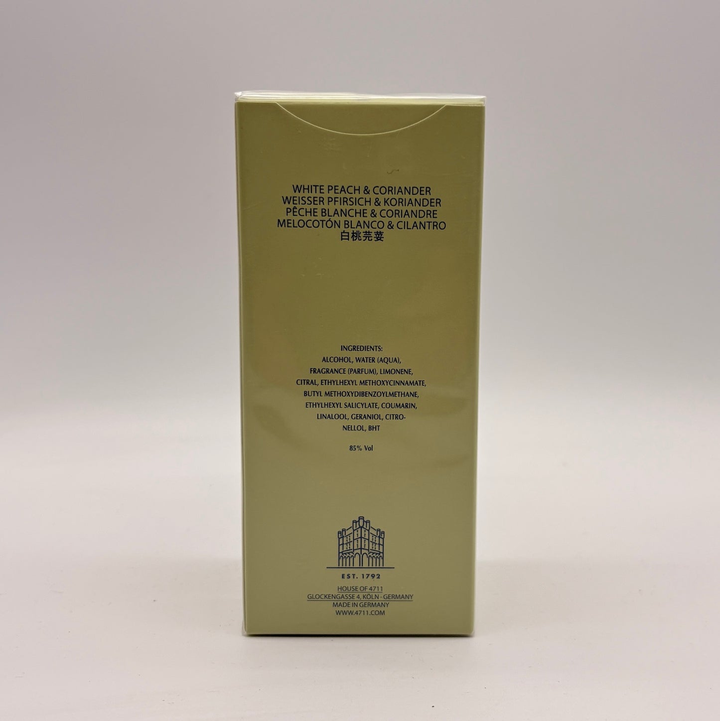 4711 ACQUA COLONIA White Peach & Coriander Eau de Cologne 170 ml