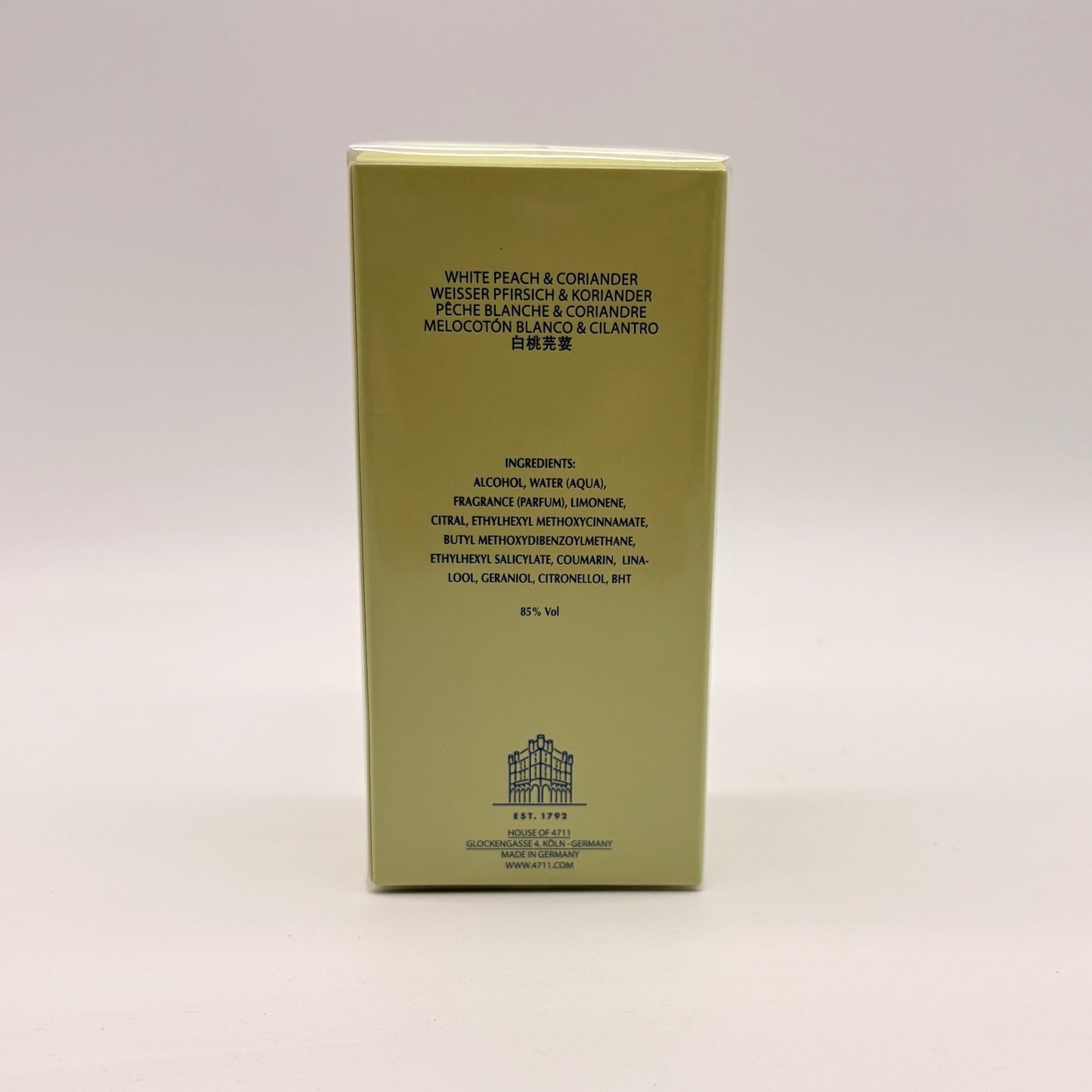 4711 ACQUA COLONIA White Peach & Coriander Eau de Cologne 50 ml