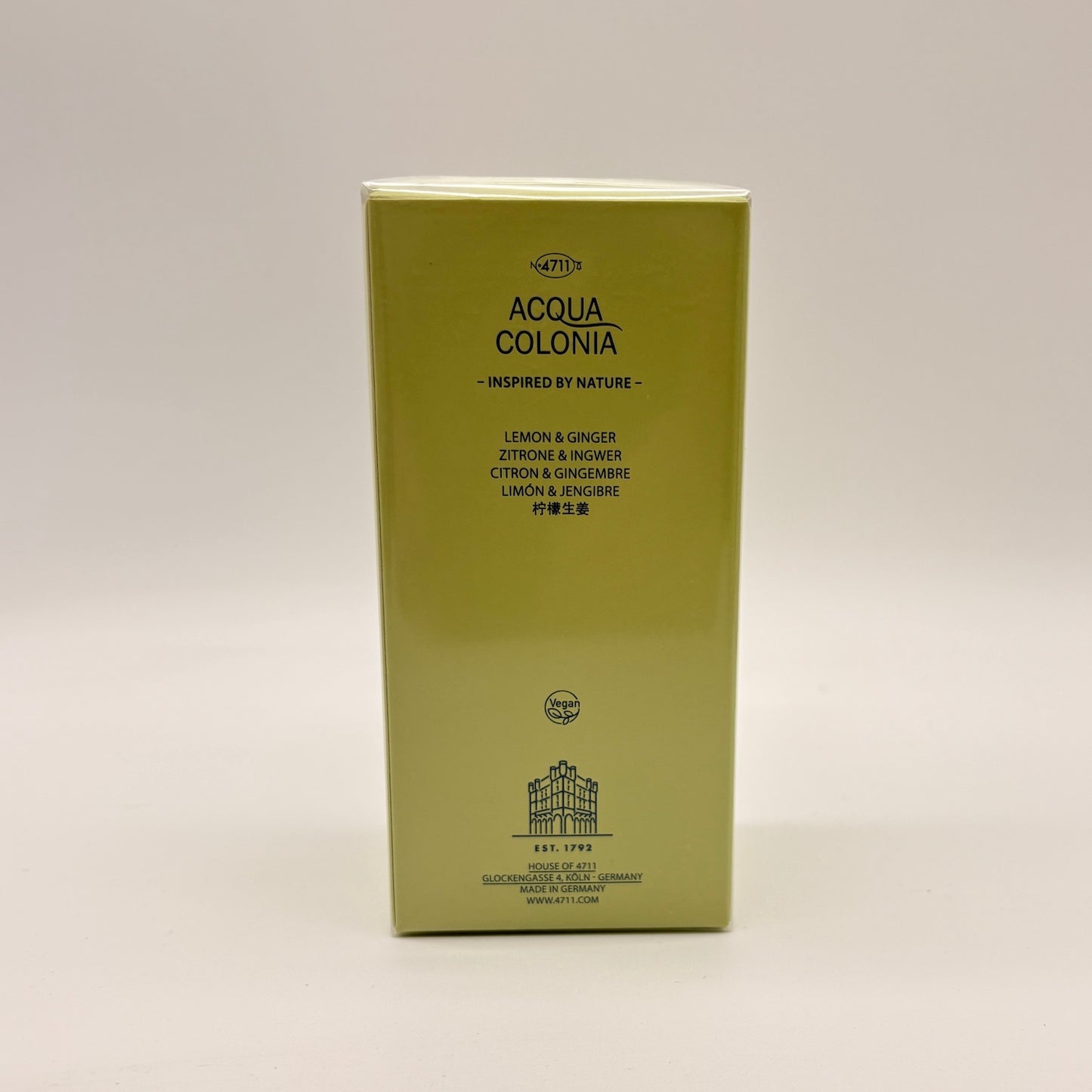4711 ACQUA COLONIA Lemon & Ginger / Zitrone & Ingwer Eau de Cologne 100 ml