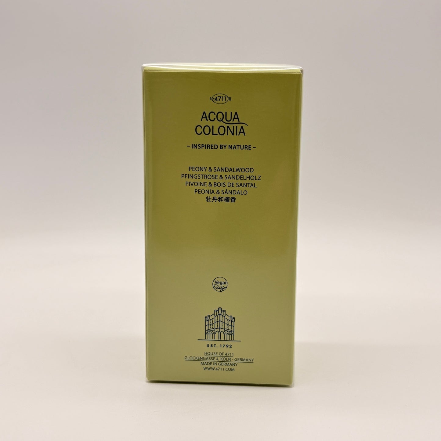 4711 ACQUA COLONIA Peony & Sandalwood / Pfingstrose & Sandelholz Eau de Cologne 100 ml