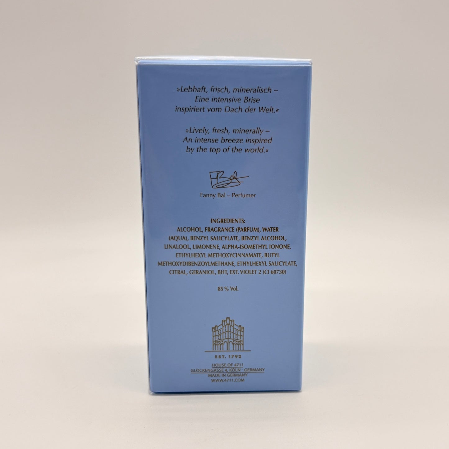 4711 ACQUA COLONIA Intense Pure Breeze of Himalaya Eau de Cologne 50 ml