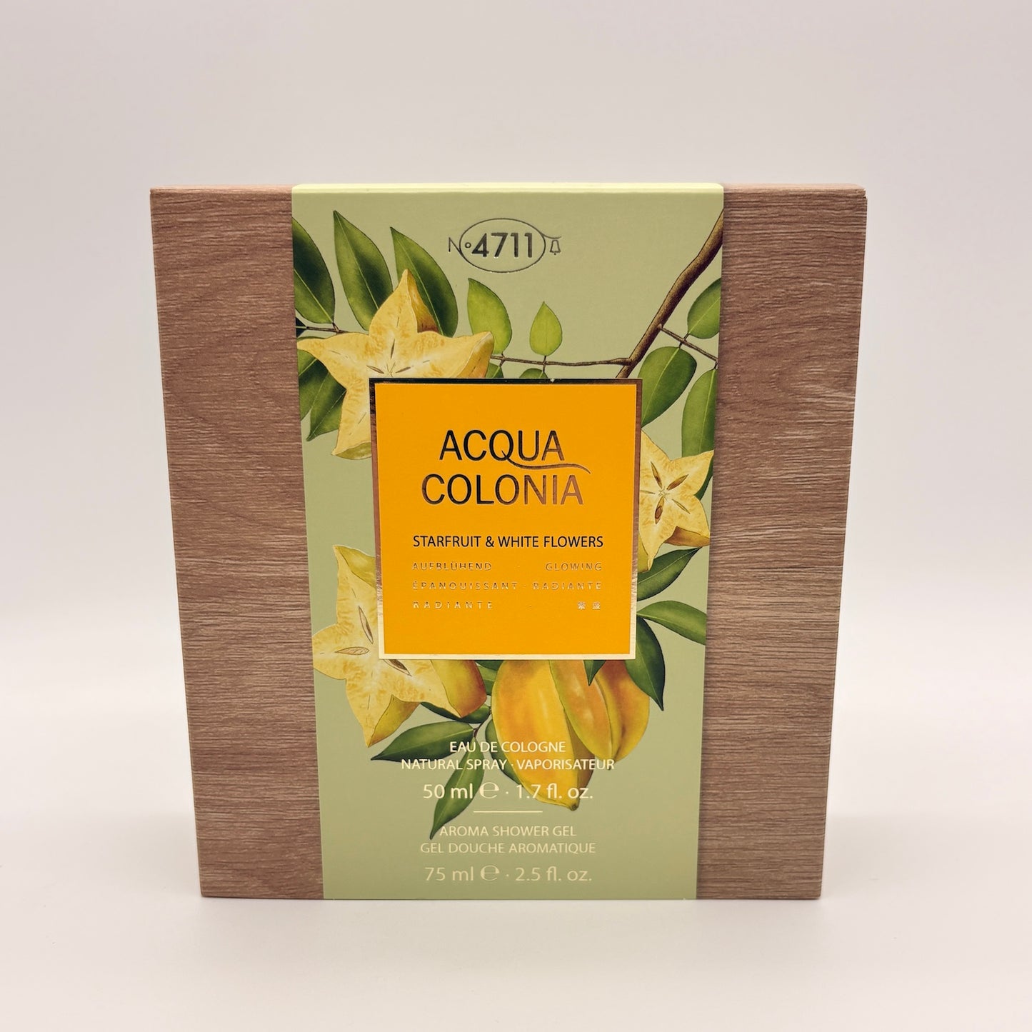 4711 ACQUA COLONIA Starfruit & White Flowers Geschenkset 50 ml Eau de Cologne + 75 ml Duschgel