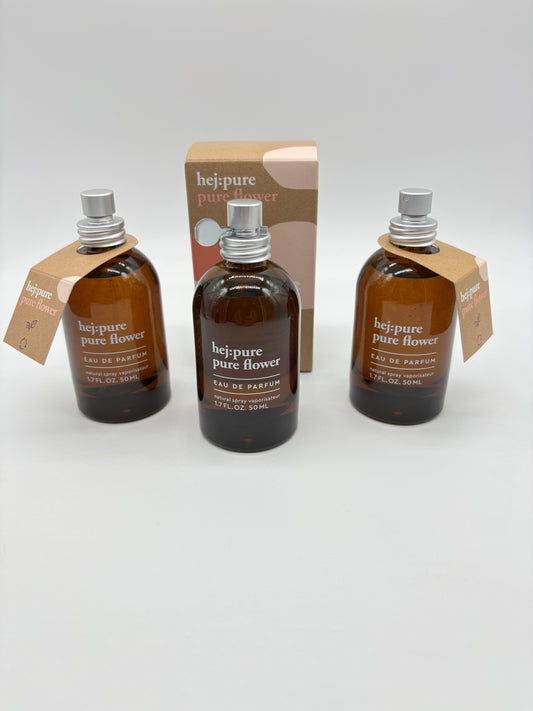 hej:pure pure  flower Eau de Parfum 3 x 50 ml / 150 ml