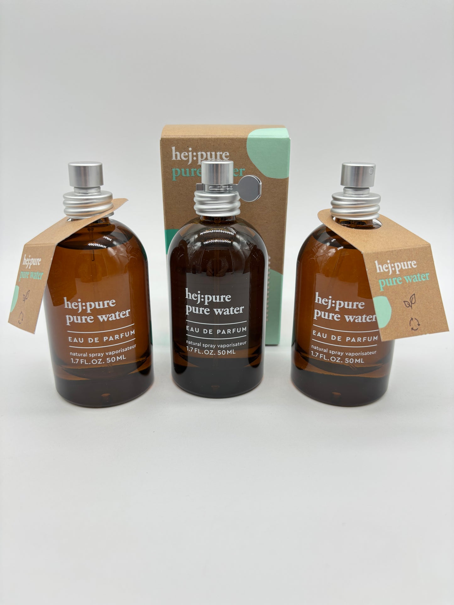 hej:pure pure water Eau de Parfum 3 x 50 ml / 150 ml