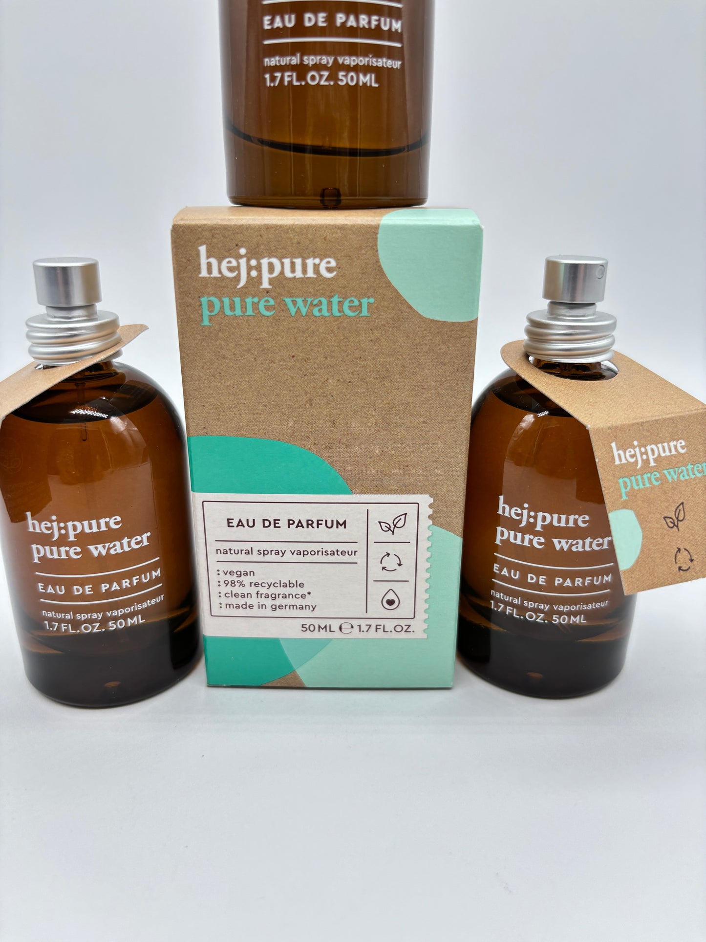 hej:pure pure water Eau de Parfum 3 x 50 ml / 150 ml