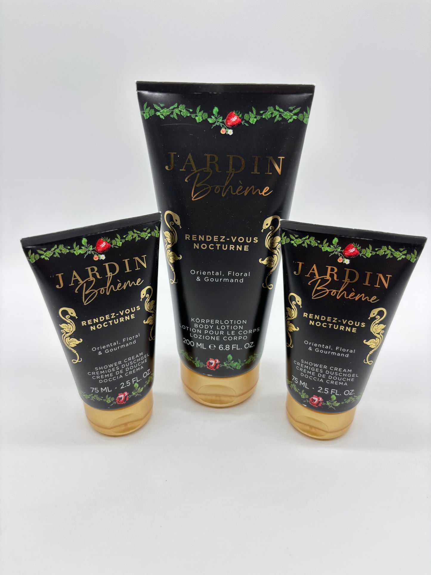 Jardin Bohème Rendez-Vous Nocturne  Körperlotion Bodylotion 200 ml + Cremiges Duschgel 2 x 75 ml
