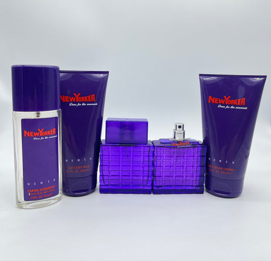 New Yorker - Dress for the Moment Eau de Toilette 2 x 50 ml + Duschgel 150 ml + Body Lotion 150 ml + Deodorant Spray 75 ml