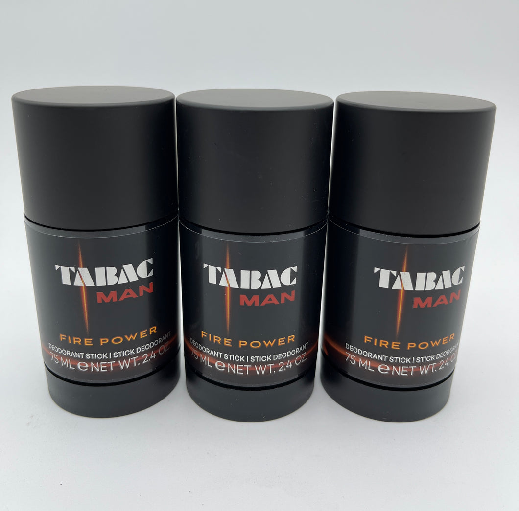 Tabac Man Fire Power Deodorant Stick 3 x 75 ml / gesamt 225 ml