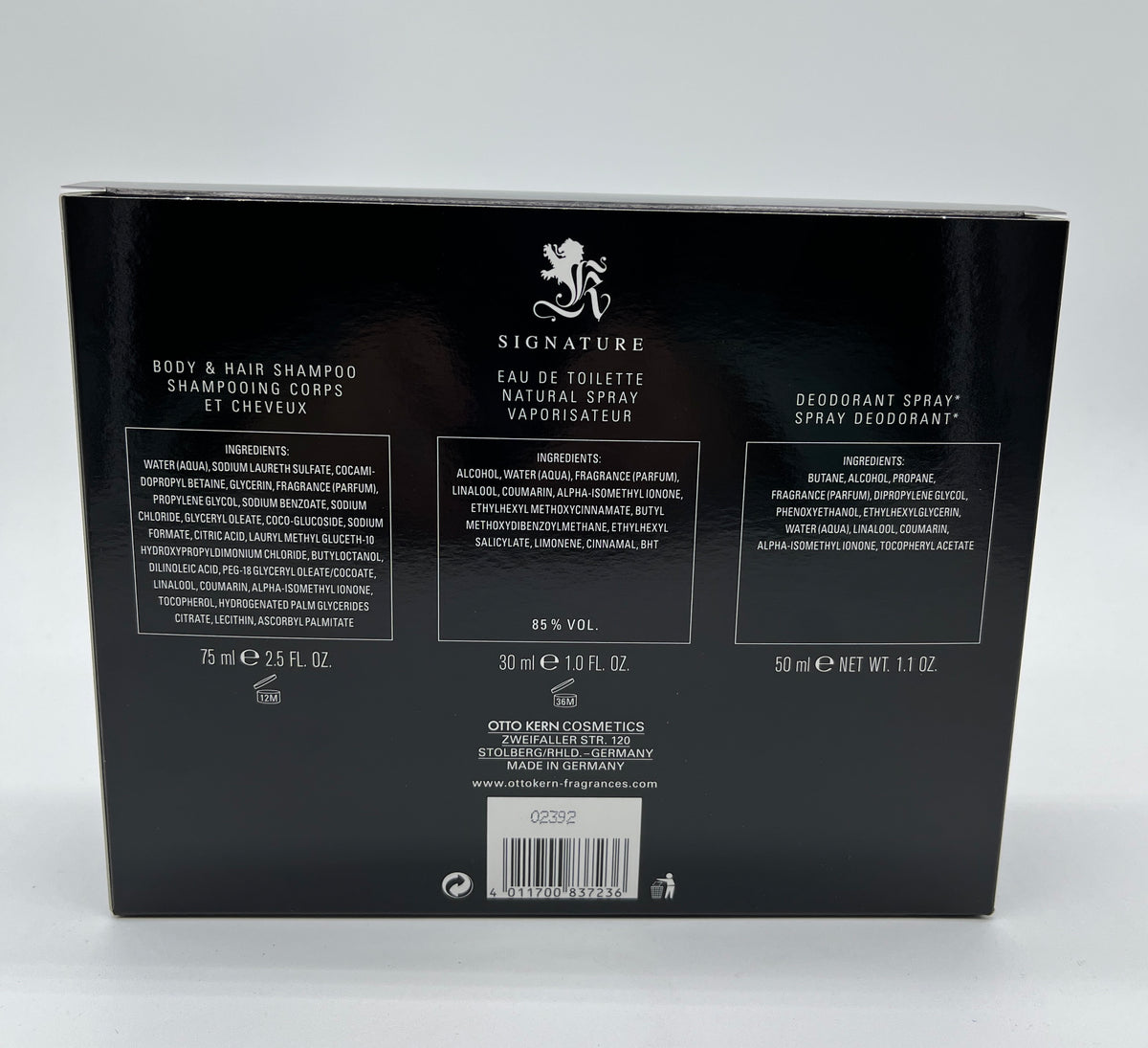 Otto Kern Signature Trio Geschenkset Eau de Toilette 30 ml + Deodorant – Surema