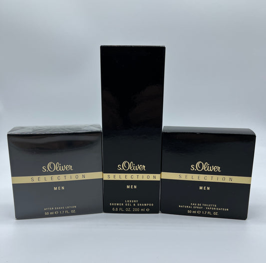 s.Oliver Selection Trio Duftset Eau de Toilette 50 ml + After Shave 50 ml + Shampoo 200 ml