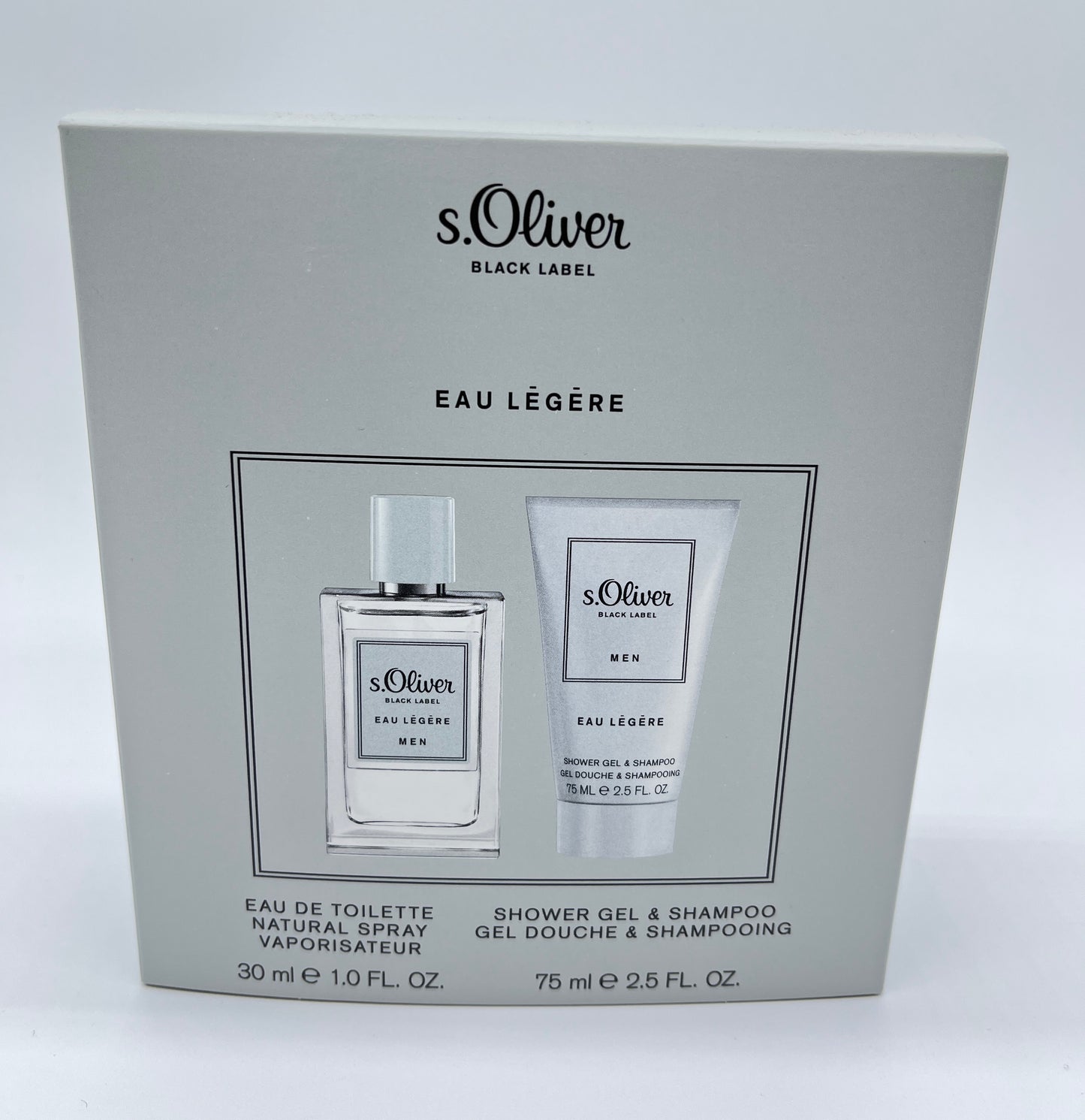 s.Oliver Black Label Eau Legere Duo Geschenkset Eau de Toilette 30 ml + Shampoo 75 ml