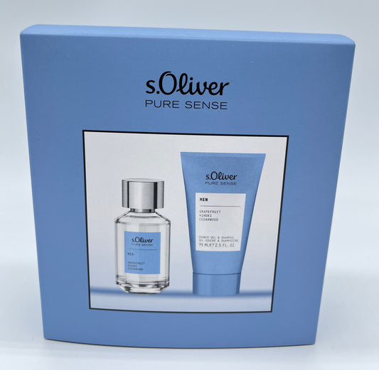 s.Oliver Pure Sense Duo Geschenkset Eau de Toilette 30 ml + Shampoo 75 ml