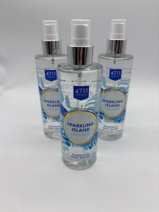 4711 Remix Sparkling Island Citrus & Aquatic Body splash Body Spray 3 x 250 ml / 750 ml